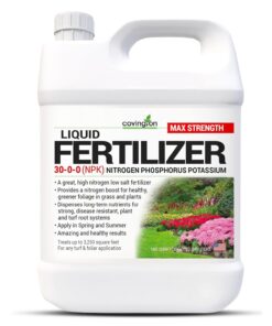 Covington Liquid Nitrogen Fertilizer 30-0-0 NPK - All Purpose Nitrogen Fertilizer for Lawns, Vegetables, & Plants - Liquid Concentrated Fertilizer with High Nitrogen (32 OZ)
